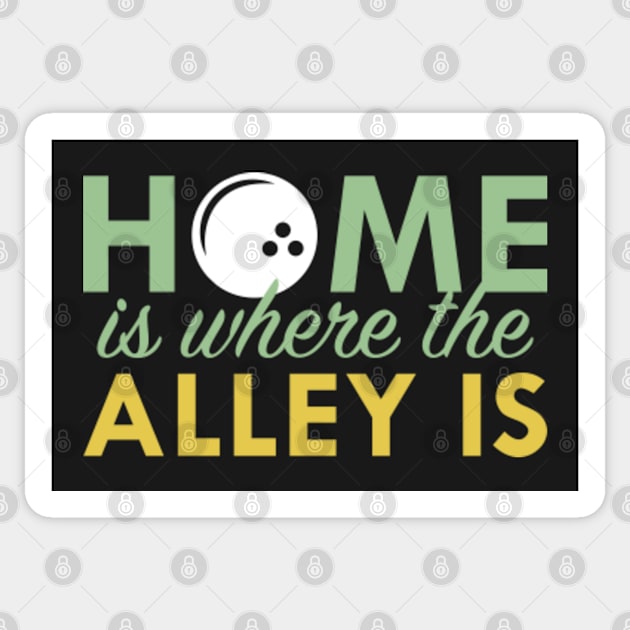 Home Is Where The Alley Is Sticker by VectorPlanet